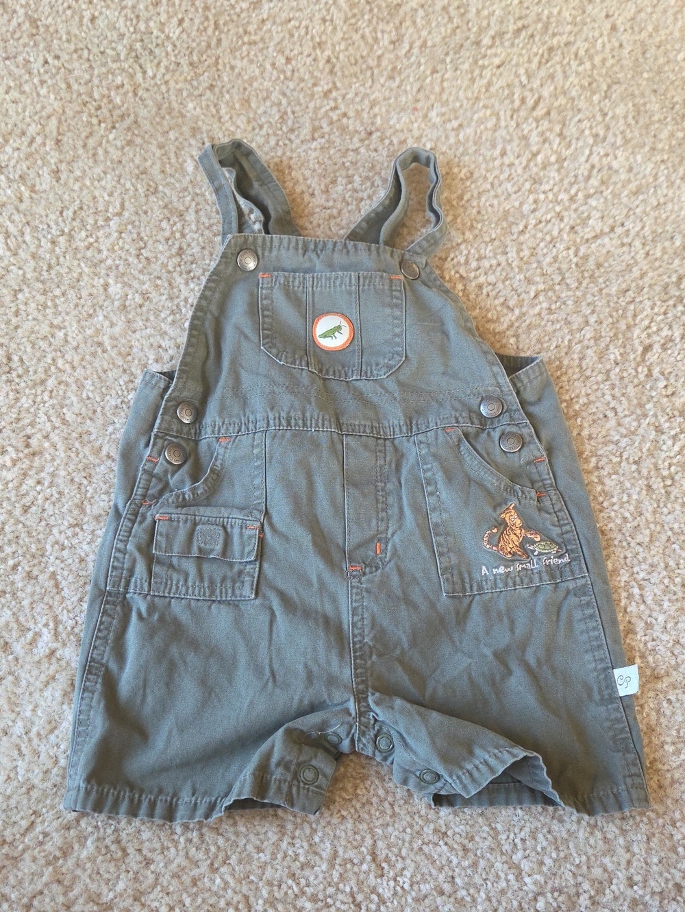 Vintage Disney "Classic Pooh" Infant Overalls - 18m